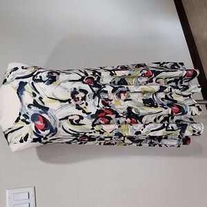 Kozan Dulce Dress A-Line Trapeze Sleeveless Knee Length Stretch Jersey size XS